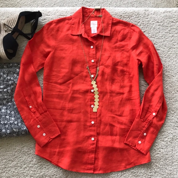 J. Crew Tops - J. Crew Perfect Shirt